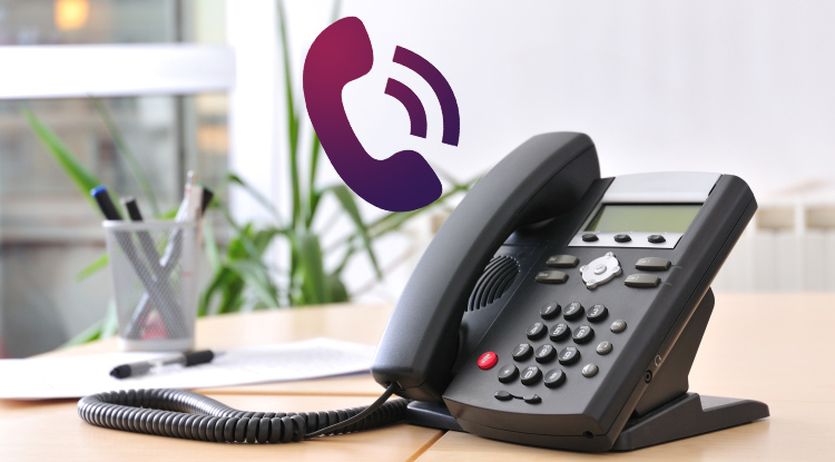 Executive VoIP phone on a PABX.LK